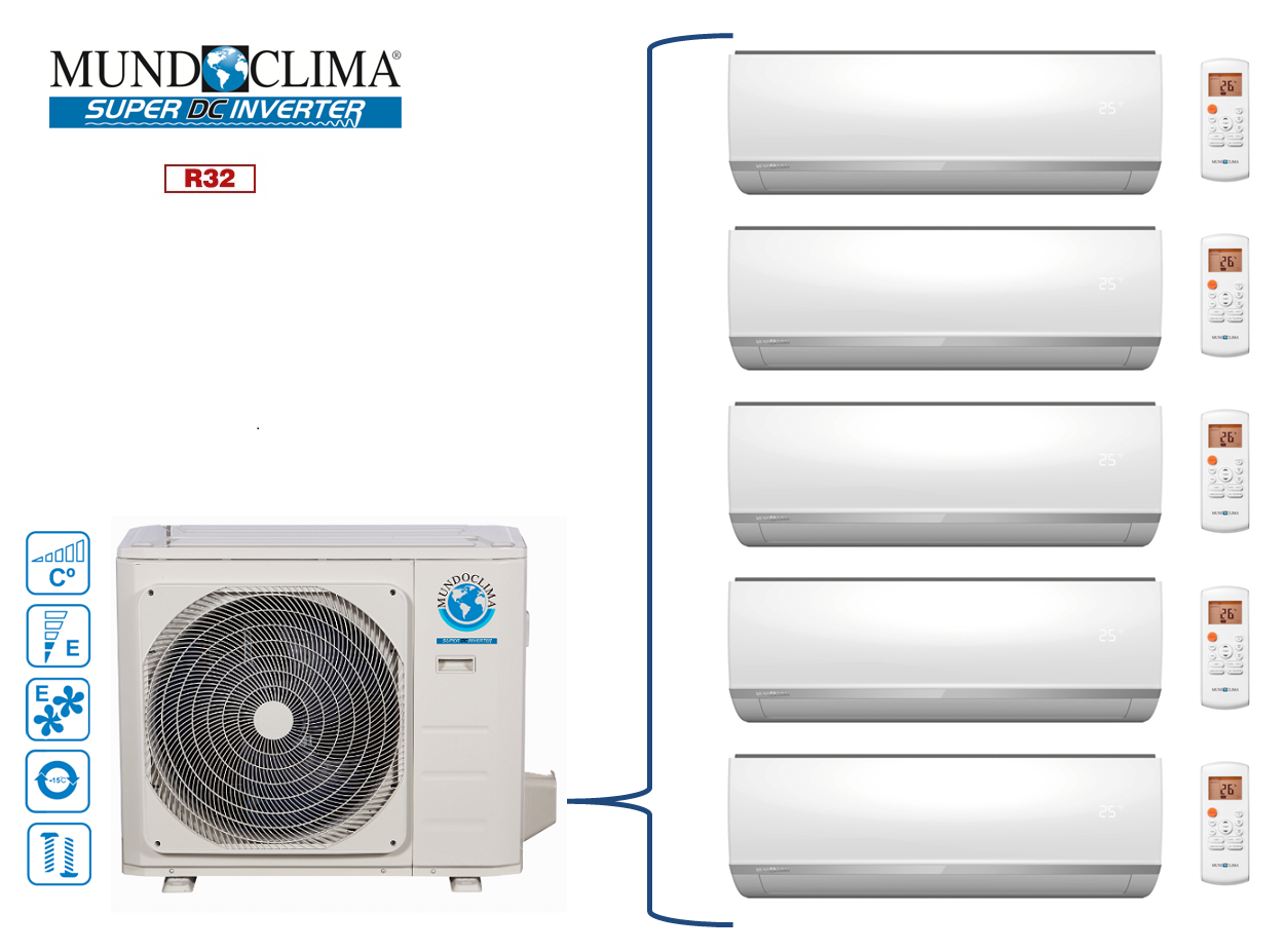 MULTI-SPLIT MIDEA MUNDO CLIMA H11