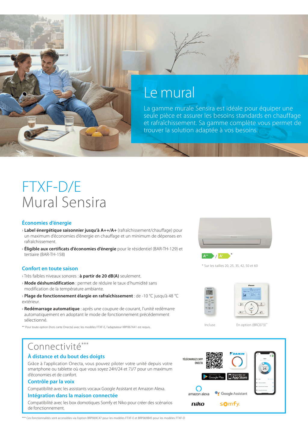 MONO SPLIT DAIKIN SENSIRA